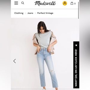 Madewell The Perfect Vintage Jean